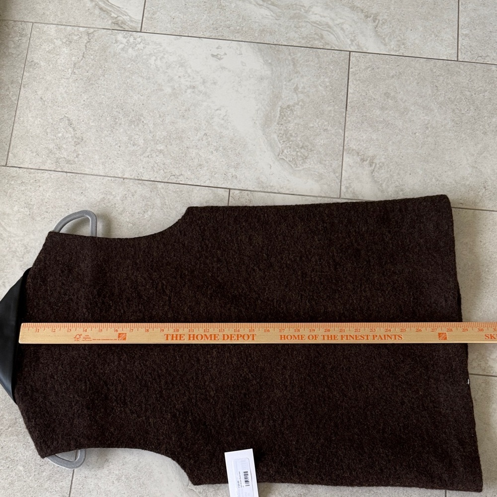 FifteenTwenty Brooklyn Wool Blend Vest Brown and Black Sleeveless sz XS - Picture 11 of 12